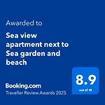 Sea View Apartment Next To Sea Garden And Beach