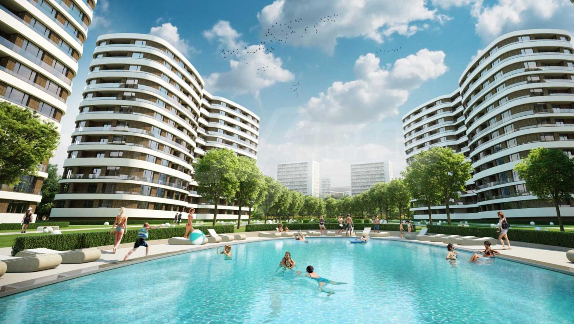 красив с целогодишен топъл басейн и джакузи Appartement Varna